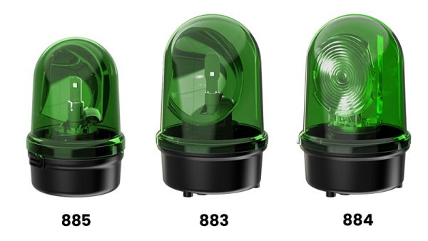Lámpara espejo giratorio LED (885/883) / Lámpara giratoria Fresnel (884)
